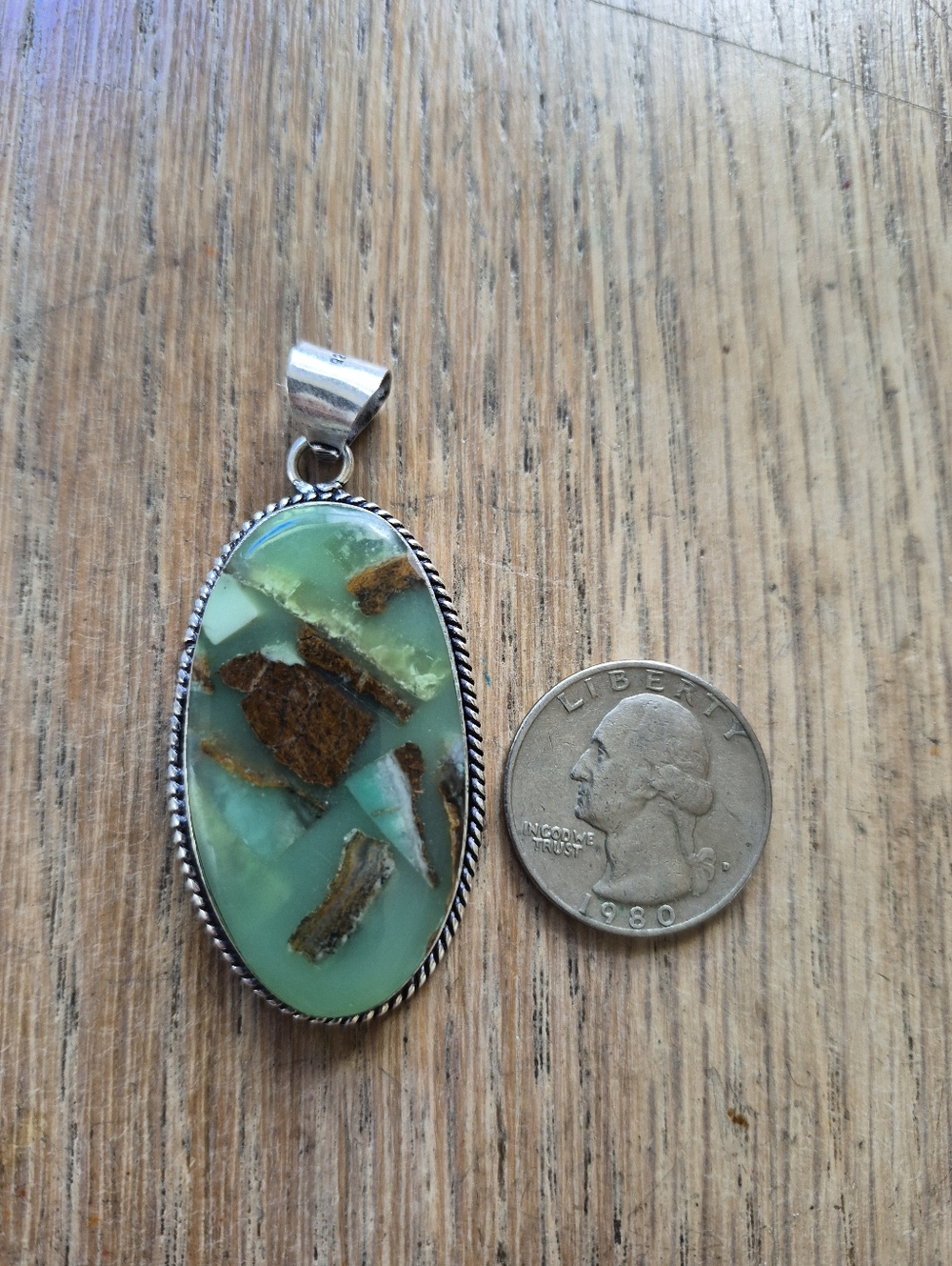 Chrysoprase Pendant